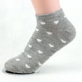 thumbnail image 2 of GigrtiJin Women's Cute No Show Socks Heart Printed Low Cut Socks Breathable Sweatproof Short Socks, 2 of 2