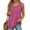 Hot Pink, variant on Womens Loose Fit Casual Flowy Scoop Neck Tank Tops Trendy Sleeveless Summer Tops Clothes Outfits