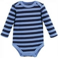thumbnail image 4 of Hudson Baby Cotton Long-Sleeve Bodysuits, 3- Pack, Newborn- 24 Months, 4 of 5