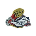 thumbnail image 3 of Mizuno Wave Lightning Z3 Volleyball Shoe - 6.5M - Blue / White / Red, 3 of 3