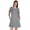 Light Gray, variant on Inkmeso Swing Dress With Pockets Summer Cotton Tunic Tshirt Dress For Women