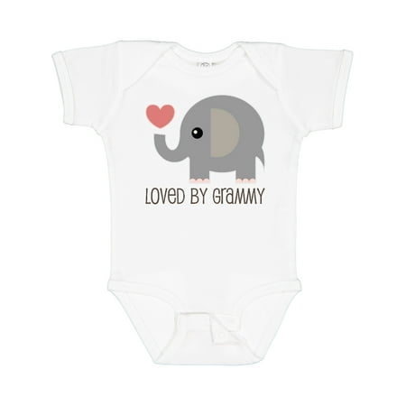 

Inktastic Loved by Grammy Gift Baby Boy or Baby Girl Bodysuit