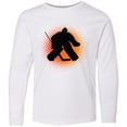 thumbnail image 3 of Inktastic Ice Hockey Goalie Sports Long Sleeve Youth T-Shirt, 3 of 5