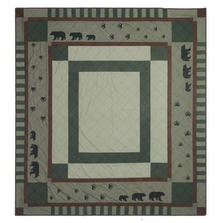 Patch Magic Bear Trail Twin Quilt