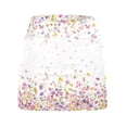 thumbnail image 3 of vigerkar Athletic Skorts Women with Pockets Size High Waist Golf Tennis Skirt Tummy Control Summer Floral Print Short (White, XXL), 3 of 4