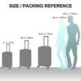 thumbnail image 4 of 3 Piece Silver Luggage Set Hard Side Lightweight Luggage 20/24/28In+Spinner Wheels, 4 of 6