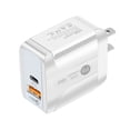 thumbnail image 1 of Cargador de teléfono móvil Viaje de negocios al aire libre Viaje Adaptador de carga USB Cargador rápido de teléfono, Blanco, Enchufe de EE. UU. AweSitey EL000416-05, 1 of 2