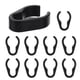 thumbnail image 1 of 10 soportes para cables de micrófono, clips para cables de micrófono, abrazaderas para cables de micrófono duraderas y flexibles, 1 of 4