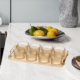 thumbnail image 1 of Bandeja para Servir Aperitivos de Frutas Macarena Plato Divisor de Postres 8 Tazones Marrones, 1 of 8