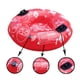 thumbnail image 3 of Eigraketly Anillo de esquí inflable, artesanía exquisita y resistente a desgarros, tubo de trineo para disfrutar de la aventura en la nieve Deportes de nieve rojo, 3 of 6