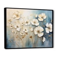 thumbnail image 2 of Designart "Refined Beige Buttercup Field" Buttercups Floater Framed Canvas Wall Art, 2 of 5