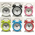 thumbnail image 3 of Despertador Zulema Reloj despertador de escritorio campana gemela blanco, 3 of 5