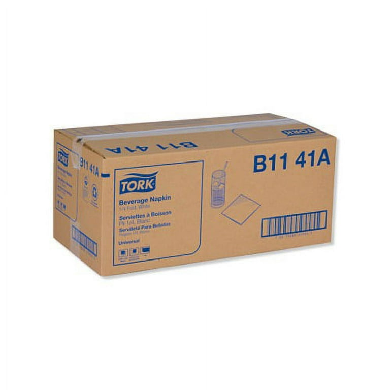 Universal Beverage Napkin, 1-Ply,9.13 x 9.13, 1/4 Fold, Poly-Pack, White, 4000/Carton Universal Beverage Napkin, 1-Ply,9.13 x 9.13, 1/4 Fold, Poly-Pack, White, 4000/Carton