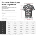 thumbnail image 2 of Yiaed Lovely Penguin Print Mens Short Sleeve Tight Fit T-Shirt, Crewneck Casual Tee-XX-Large, 2 of 5