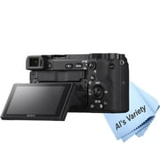 Sony a6400 Mirrorless Camera with 16-50mm Lens + 64GB Memory + Stabilizing Grip + Software Pack +More (Value Bundle)-(International Model) (International Version)