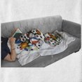 thumbnail image 6 of Letter S Soft Flannel Fleece Blanket, Boys Kids Sports Design Match Competition Children Capital S Initials Name Print, Cozy Plush for Indoor and Outdoor Use, 50" x 60", Multicolor, by Ambesonne, 6 of 6