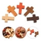 thumbnail image 2 of FELTECHELECTR 50 piezas de dijes de joyería en forma de cruz, dijes colgantes de cruz de madera, mini colgantes de cruz para joyería, 2 of 3