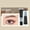Light brown, variant on Erna Professional Henna Eyelash Eyebrow Dye Tint 15-Minute Fast Tint Easy Dye Gel Eyelash Kit Semi Permanent Eyebrows Tint Dye Makeup