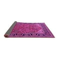 thumbnail image 2 of Ahgly Company Indoor Square Oriental Pink Industrial Area Rugs, 8' Square, 2 of 4