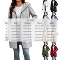 thumbnail image 3 of QQZ 2026 Fall Long Zip Up Hoodie Jacket Coat For Women, Oversized Full Zip Long Sweatshirt For Women, 3 of 9