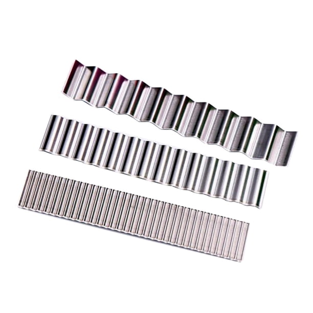 Naiovety Cortador de arcilla polimérica Formas Perforadora Perforadora Metal Molde Onda Suministros de cerámica y alfarería