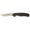 thumbnail image 1 of Ontario Knives RAT 1 Liner Lock 8849 Serrated AUS-8 Steel Black Nylon 6  Cuchillo, 1 of 1