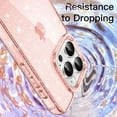 thumbnail image 5 of JETech Glitter Case for iPhone 16 Pro Max 6.9-Inch, Bling Sparkle Shockproof Phone Bumper Cover, Cute Sparkly for Women and Girls (Pink), 5 of 7