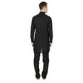 thumbnail image 5 of Mens Handmade Cotton Linen Indian Wear Ethnic Kurta Pyjama Set Pathani Suit, 5 of 5