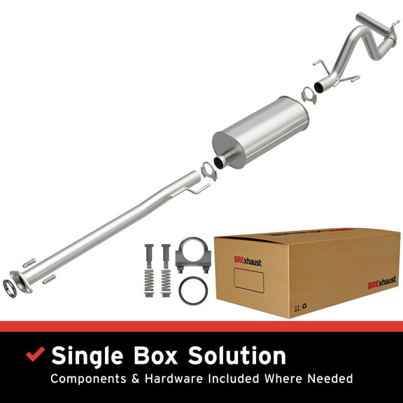BRExhaust OE Replacement Exhaust System Kit 106-0792: Compatible with 2013-2015 Toyota Tacoma 4.0L