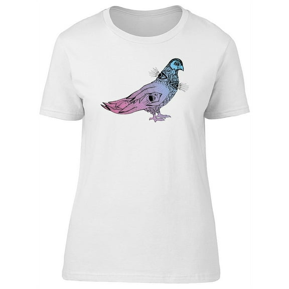 Abstract Pidgeon With Many Eyes Tee Women's -Image by Shutterstock