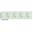 thumbnail image 3 of Ambesonne Vintage Fabric by the Yard Upholstery, Scandinavian Abstract Art, 3 Yards, Mustard and Pale Cadet Blue, 3 of 5
