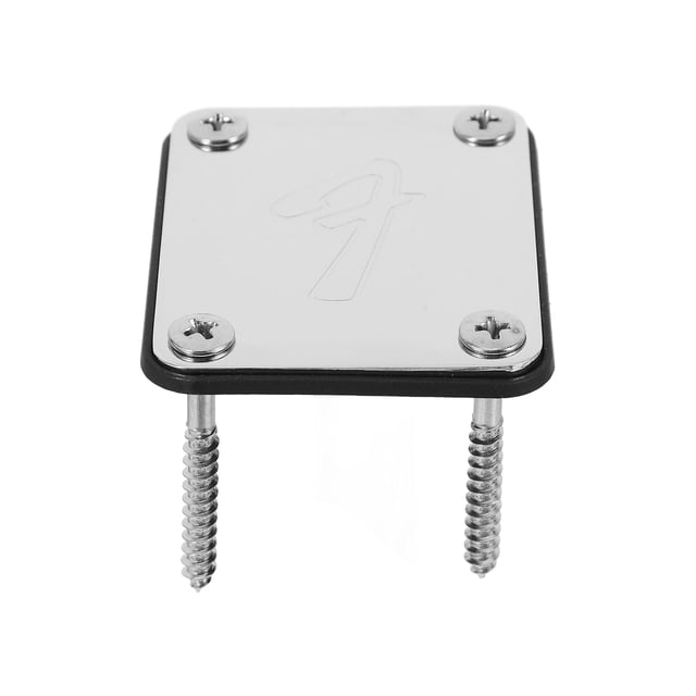 EeaseCA 1Pc Guitar Neck Plate Replacement Stainless Steel Neck Joint Mounting Plate (Silver)