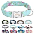 thumbnail image 2 of Personalized Dog Accessories Collar Nylon Printed Pet Puppy Collar Dog ID Collars Free Engraved ID for Small Medium Large Dogs ShopWise Round, 2 of 33