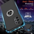 thumbnail image 2 of Galaxy A23 5G Case, Samsung Galaxy A23 5G Case with HD Screen Protector, Shockproof Samsung A23 Case with 360° Magnetic Ring Holder Kickstand Phone Case for Samsung A23 5G Black, 2 of 14