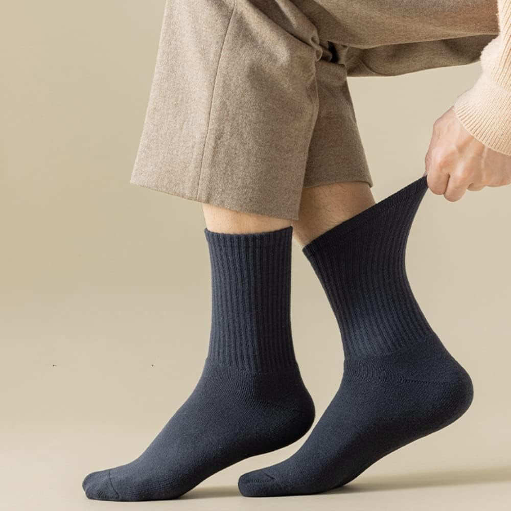 CoCozhu Mens Socks 5 Pack, Cotton Ankle Socks for Men