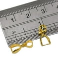 thumbnail image 5 of maskred 10mm Golden Pendant Pinch Bails for DIY Jewelry Projects, 5 of 5
