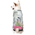 thumbnail image 1 of Fotbe Vintage Wood with Floral Sudadera con Estampado para Perros Pequeños – Suéter con Capucha para Mascotas, Tela Suave de Forro Polar con Bolsillo-XX-Large, 1 of 7