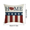 thumbnail image 3 of 4th of July PALIFEUR Pillow Covers, Indeoendence Day Linen Throw Pillow Covers, 18 x 18 Inch Patriots Pillow Case for Sofa Bedroom Coffice, Decorative Pillow Cover, 3 of 7