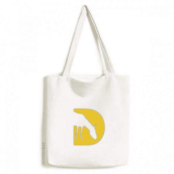 Donkeys Meals Outlines Grasslands Tote Canvas Bag Shopping Satchel Casual Handbag