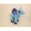 Blue Unicorn with Wings Soft Stuffed Plush Animal Toy - 8"