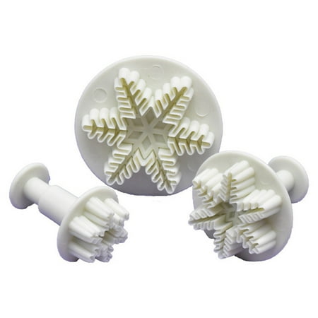 

3 Pack Multi Pattern Cutting Die Cutters Cake Making Baking Mold Fondant Mold Snow Mold