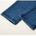 thumbnail image 4 of GERsome Women's Repreve Sustainable Over The Belly Skinny Denim Maternity Jeans, 4 of 9