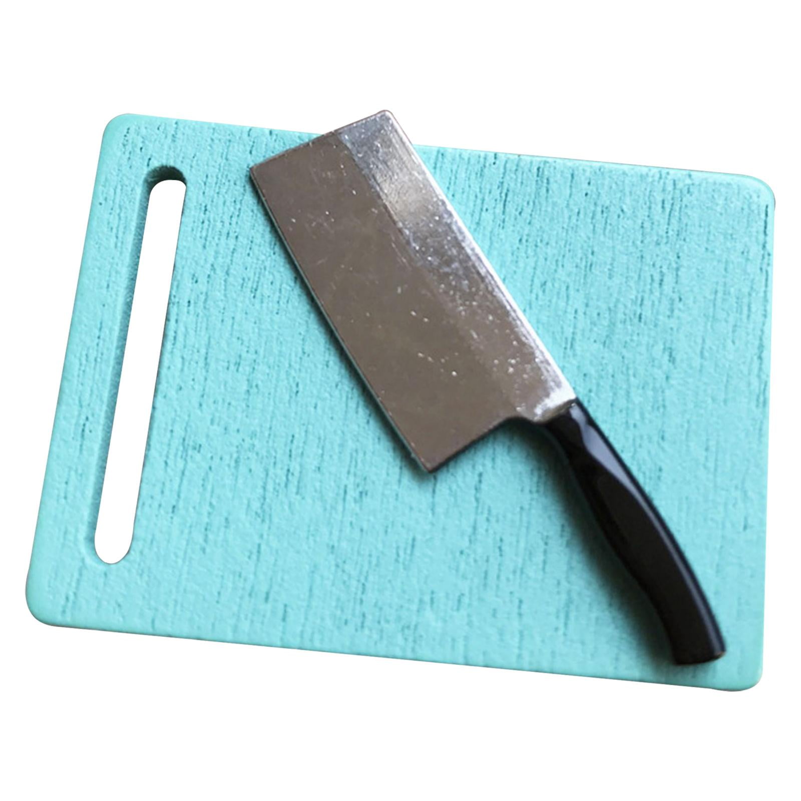 1：12 Dollhouse Miniature Kitchen Food Knife+Chopping Block Doll House Access ti 