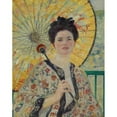thumbnail image 3 of Frederick Carl Frieseke 12x14 Black Modern Framed Museum Art Print Titled - Japanese Parasol (circa 1913), 3 of 5