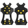 thumbnail image 2 of Htwon Snow Anti Slip Spikes Grips Crampon Cleats Boot Shoes Covers Ice Grippers Studs, 2 of 19