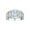 Aquamarine, variant on Rings for Women Sterling Silver Ring Classic Style 7X5MM Oval Gemstone & Diamond Ring October Pink Ice Jewelry Size 5
