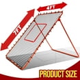 thumbnail image 4 of 7x4FT Volleyball Rebounder Net,Angle Adjustable Volleyball Training Equipment for Hitting,Blocking,Serving,Setting, 4 of 5