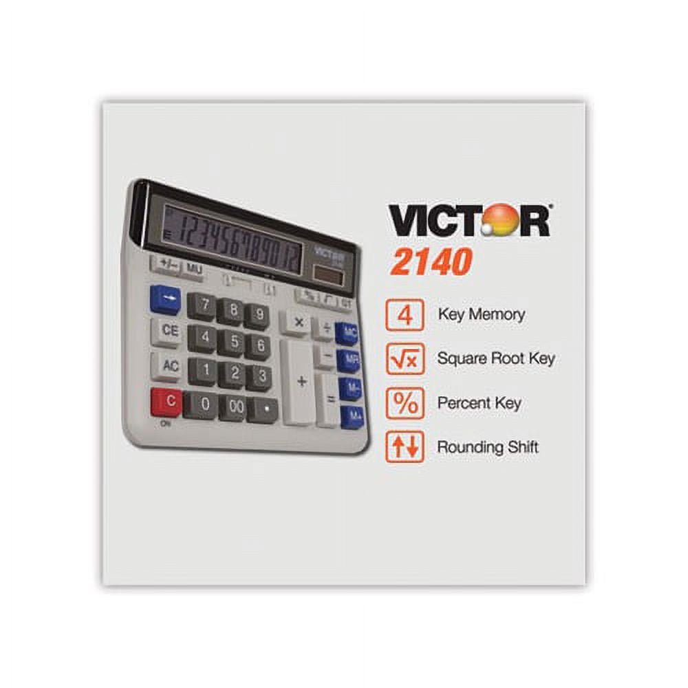2140 Desktop Business Calculator 12-Digit LCD