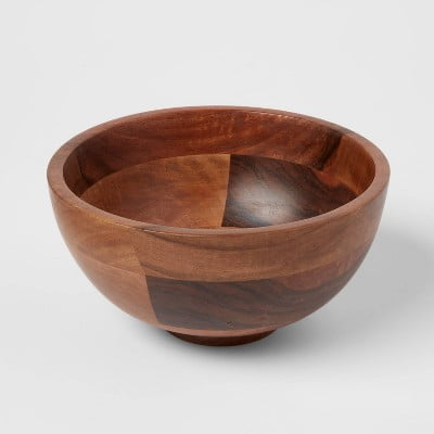 30oz Wood Small Serving Bowl