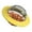 Yellow, variant on Pet Food Dispenser Toy UFO Shaped Slow Feeder with Adjustable Hole Durable Plastic Interactive Slow Feeder Puzzle Toy for Small Medium Dogs Cats Mental Physical Enrichment Training